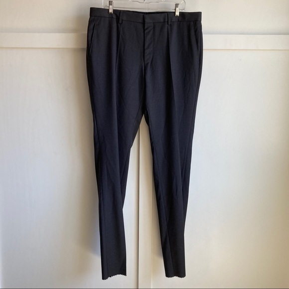 NWOT Hugo Boss Mens Dress Pants Dark Gray Sz 44L - Picture 1 of 6